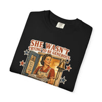 She Was Trying to Be Useful — heritage tee back view, mother tribute apparel