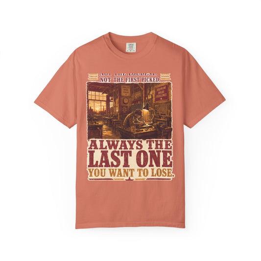 color:Terracotta | Always the Last One You Want to Lose — Terracotta front view