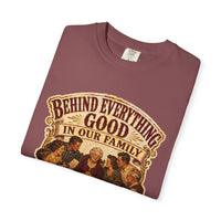 color:Brick | Behind Everything Good in Our Family — Brick folded view