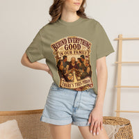 color:Khaki | Behind Everything Good in Our Family — Khaki lifestyle view