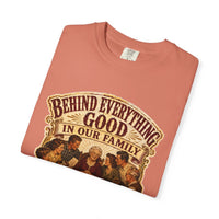 color:Terracotta | Behind Everything Good in Our Family — Terracotta folded view
