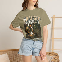 color:Khaki | Charged for the Gate — Khaki lifestyle view