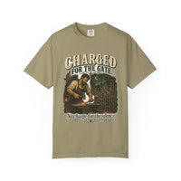 color:Khaki | Charged for the Gate — Khaki front view