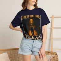 color:True Navy | Do the Right Thing — True Navy lifestyle view