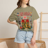 color:Khaki | Four Walls, One Parent, Everything They Needed — Khaki lifestyle view