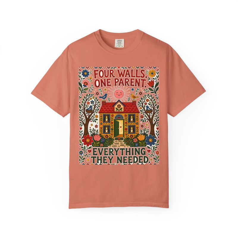 color:Terracotta | Four Walls, One Parent, Everything They Needed — Terracotta front view