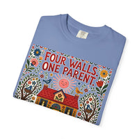 color:Washed Denim | Four Walls, One Parent, Everything They Needed — Washed Denim folded view