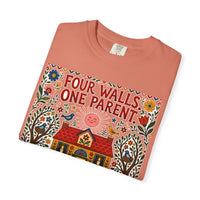 color:Terracotta | Four Walls, One Parent, Everything They Needed — Terracotta folded view