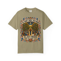 color:Khaki | He Just Finished What He Came to Do — Khaki front view