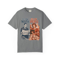 color:Grey | He Saw Math, She Saw People — Grey front view