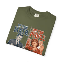 color:Hemp | He Saw Math, She Saw People — Hemp folded view