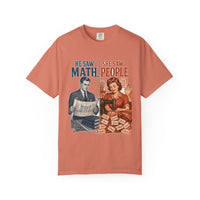 color:Terracotta | He Saw Math, She Saw People — Terracotta front view
