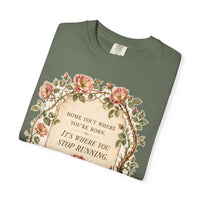 color:Moss | Home Isn't Where You're Born. It's Where You Stop — Moss folded view