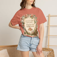 color:Terracotta | Home Isn't Where You're Born. It's Where You Stop — Terracotta lifestyle view