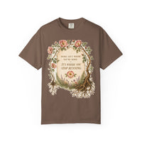 color:Espresso | Home Isn't Where You're Born. It's Where You Stop — Espresso front view