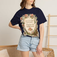 color:True Navy | Home Isn't Where You're Born. It's Where You Stop — True Navy lifestyle view