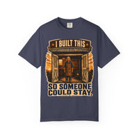 color:Denim | I Built This So Someone Could Stay — Denim front view