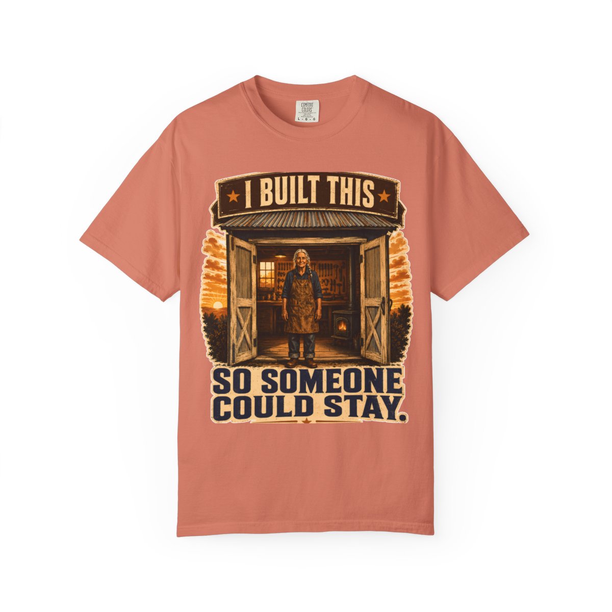 color:Terracotta | I Built This So Someone Could Stay — Terracotta front view