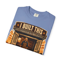 color:Washed Denim | I Built This So Someone Could Stay — Washed Denim folded view