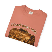 color:Terracotta | I Carry What's Mine. That's Not a Burden. That's the Job — Terracotta folded view