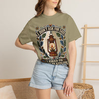 color:Khaki | I Didn't Ask for Easy. I Asked for Enough to Keep Going — Khaki lifestyle view