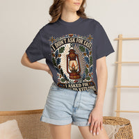 color:Navy | I Didn't Ask for Easy. I Asked for Enough to Keep Going — Navy lifestyle view