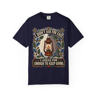 color:True Navy | I Didn't Ask for Easy. I Asked for Enough to Keep Going — True Navy front view