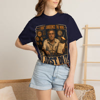 color:True Navy | I Don't Announce the Work. I Just Do It. — True Navy lifestyle view
