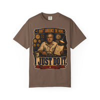 color:Espresso | I Don't Announce the Work. I Just Do It. — Espresso front view