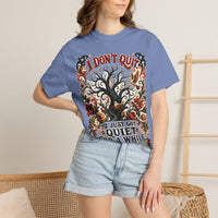 color:Washed Denim | I Don't Quit. — Washed Denim lifestyle view