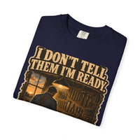 color:True Navy | I Don't Tell Them I'm Ready. I'm Already Ready. — True Navy folded view