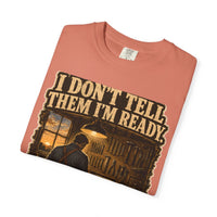 color:Terracotta | I Don't Tell Them I'm Ready. I'm Already Ready. — Terracotta folded view