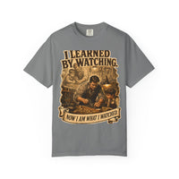 color:Grey | I Learned by Watching. Now I Am What I Watched. — Grey front view