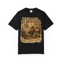 color:Black | I Learned by Watching. Now I Am What I Watched. — Black front view