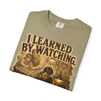 color:Khaki | I Learned by Watching. Now I Am What I Watched. — Khaki folded view
