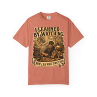 color:Terracotta | I Learned by Watching. Now I Am What I Watched. — Terracotta front view