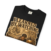color:Black | I Learned by Watching. Now I Am What I Watched. — Black folded view