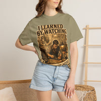 color:Khaki | I Learned by Watching. Now I Am What I Watched. — Khaki lifestyle view
