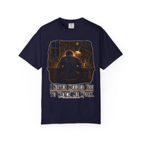 color:True Navy | I Never Needed You to Watch Me Work — True Navy front view