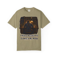 color:Khaki | I Never Needed You to Watch Me Work — Khaki front view