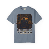 color:Blue Jean | I Never Needed You to Watch Me Work — Blue Jean front view