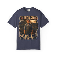 color:Denim | I Outlasted Everyone Who Doubted Me — Denim front view