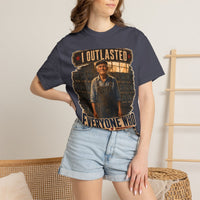 color:Navy | I Outlasted Everyone Who Doubted Me — Navy lifestyle view