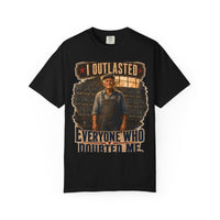 color:Black | I Outlasted Everyone Who Doubted Me — Black front view