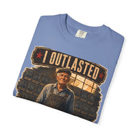 color:Washed Denim | I Outlasted Everyone Who Doubted Me — Washed Denim folded view