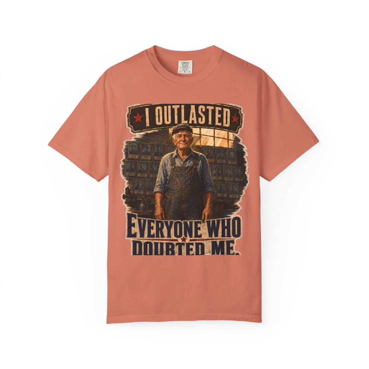 color:Terracotta | I Outlasted Everyone Who Doubted Me — Terracotta front view