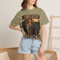 color:Khaki | I Outlasted Everyone Who Doubted Me — Khaki lifestyle view