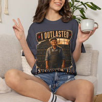 color:Navy | I Outlasted Everyone Who Doubted Me — Navy model view