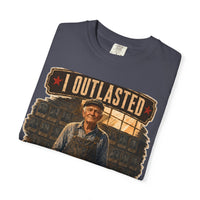 color:Navy | I Outlasted Everyone Who Doubted Me — Navy folded view