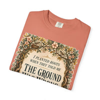 color:Terracotta | I Planted Roots When They Told Me the Ground Was Wrong — Terracotta folded view